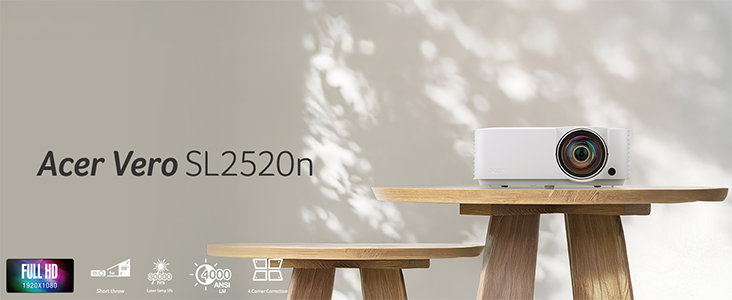 Acer SL2520n Full HD Laser Kurzdistanz-Beamer_1