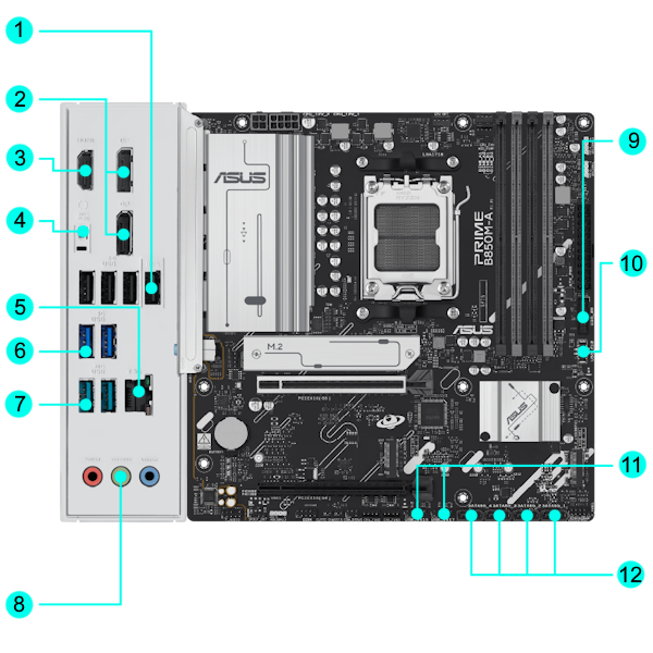 ASUS ROG CROSSHAIR X870E HERO Mainboard Sockel AM5_14