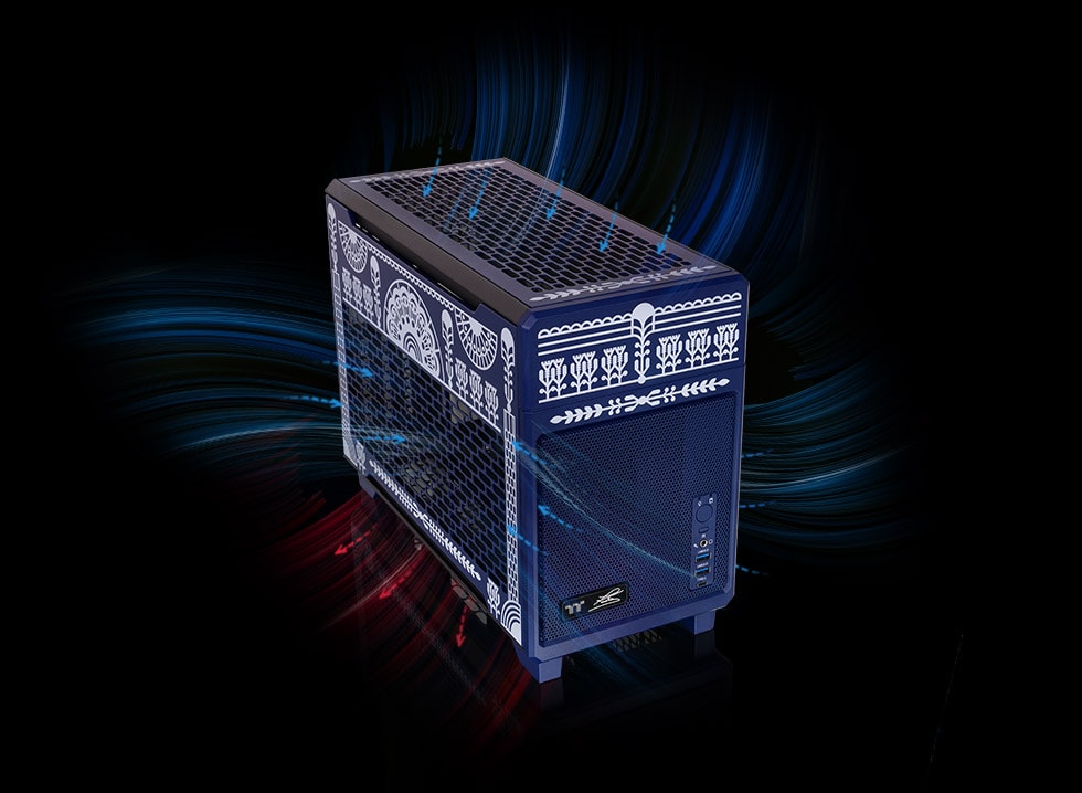 Thermaltake TR100 Koralie Edition Cobalt Blue | PC-Gehäuse_13