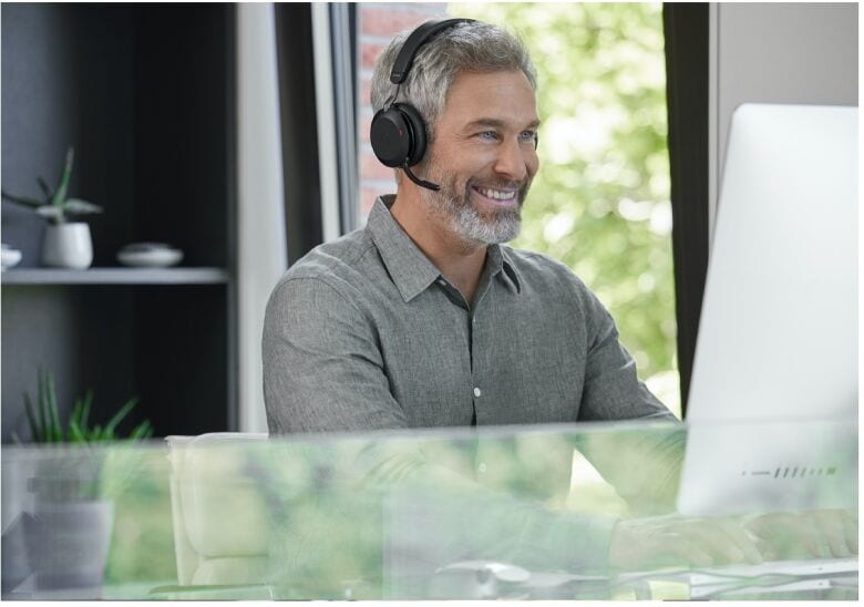 Jabra Evolve2 75 Headset, USB-C Kabellos, Bluetooth, Schwarz,_3