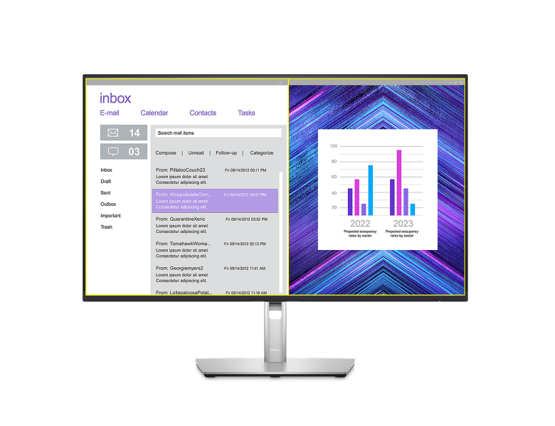 Dell P2723D Office Monitor - IPS, QHD, Höhenverstellung_3