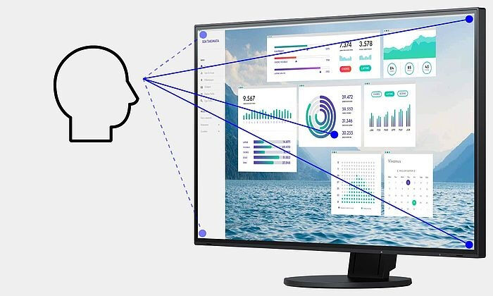 Eizo FlexScan EV2485-BK Office Monitor - IPS, USB-C, HDMI, DP_6