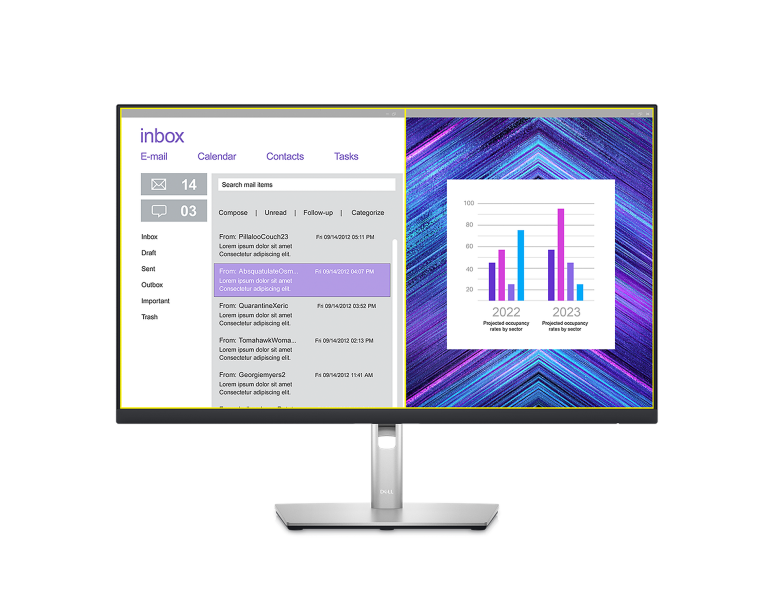 Dell P2723QE Office Monitor - IPS, 4K UHD, Höhenverstellung_4