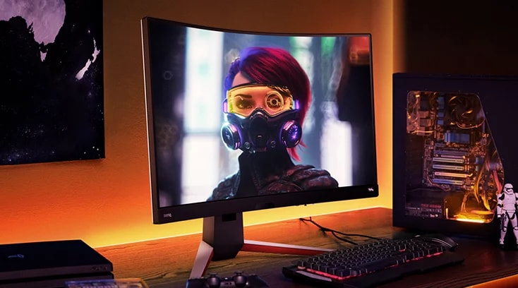 BenQ MOBIUZ EX2710U Gaming Monitor - Höhenverstellung, USB-Hub_27