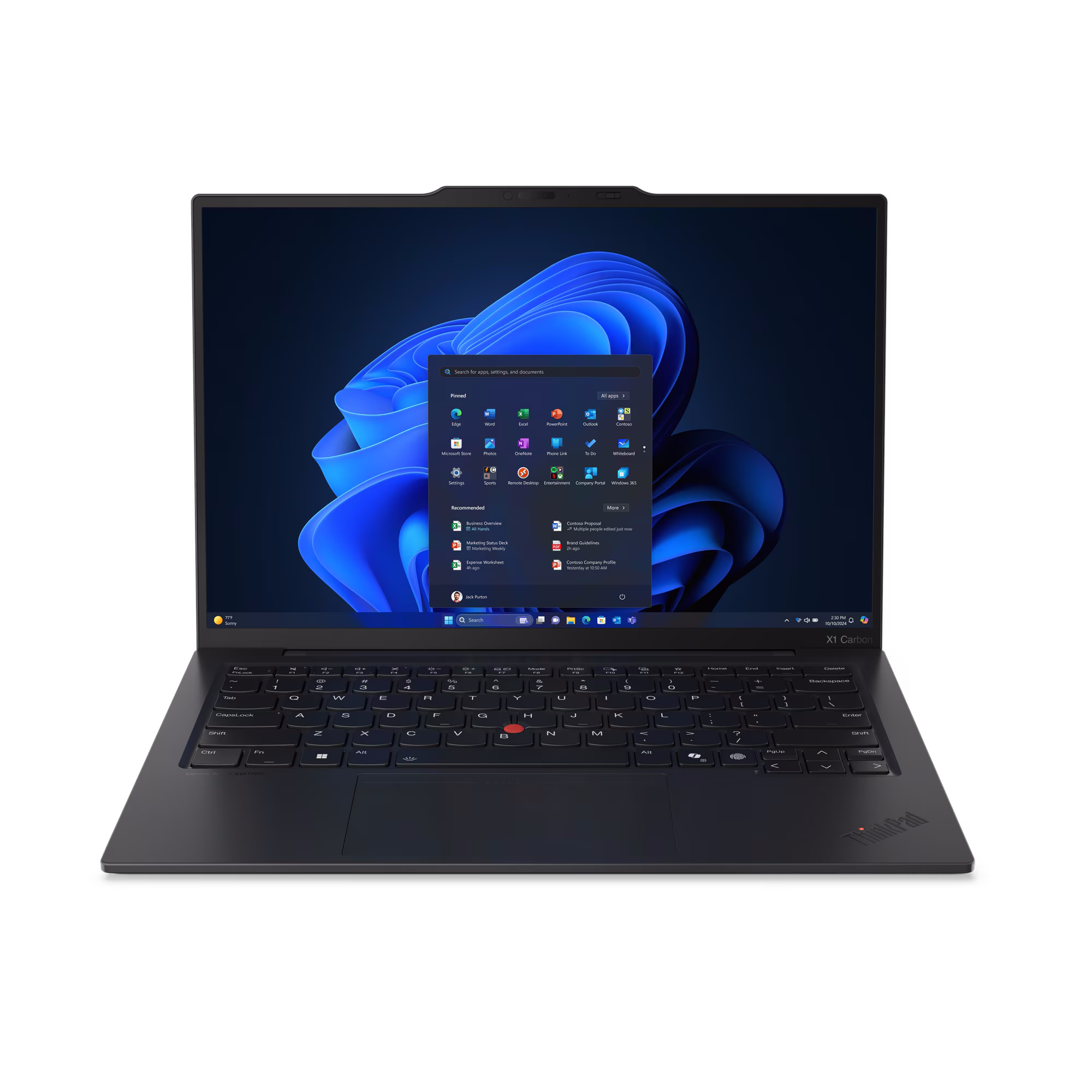 Bild von Lenovo ThinkPad X1 Carbon Gen13 - 21NS004UGE 14" 2.8k OLED, Intel Core Ultra 7 - 258V, 32GB RAM, 1TB SSD, 5G, Windows 11 Pro