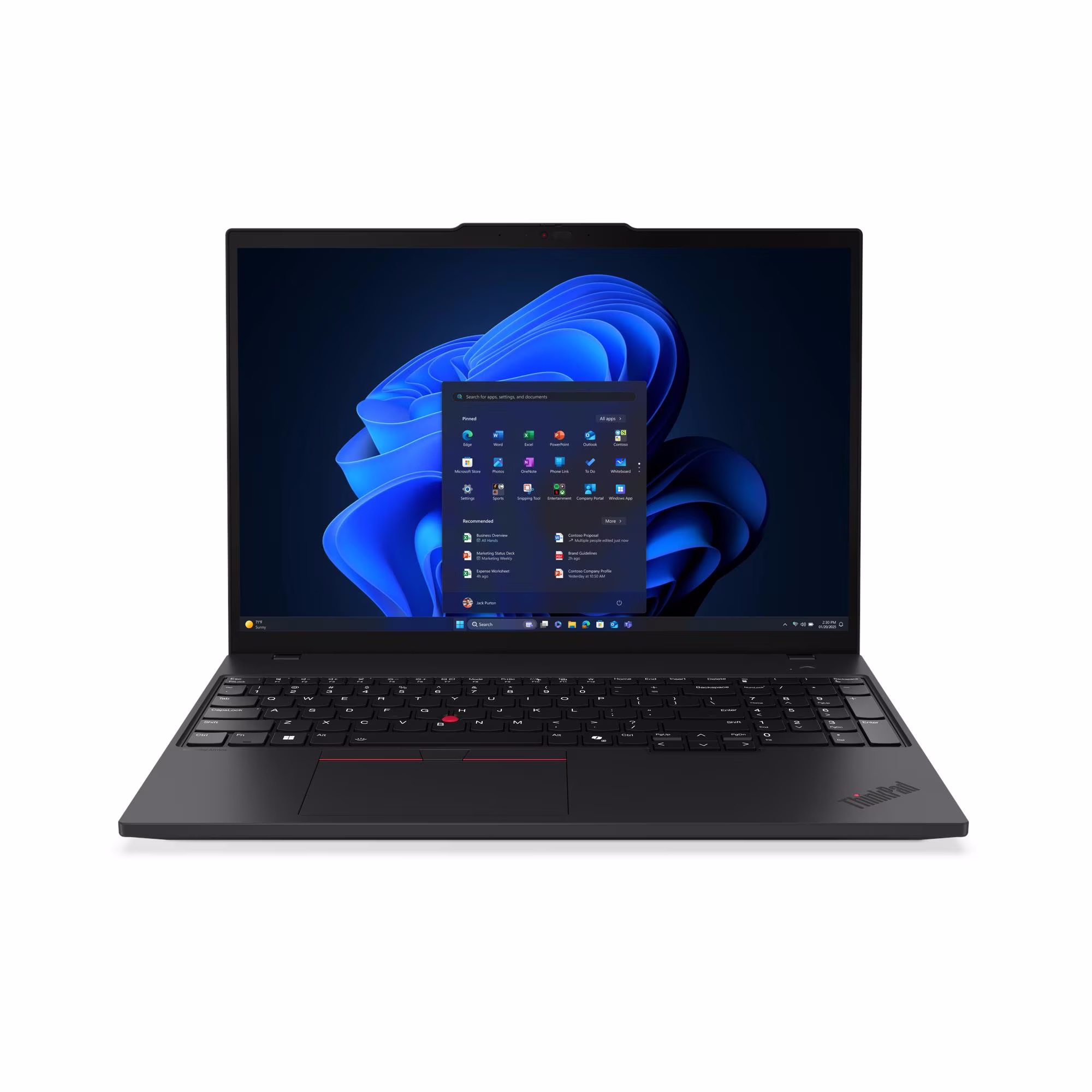 Bild von Lenovo ThinkPad T16 Gen4 - 21QE0057GE 16" WUXGA IPS, Intel Core Ultra 7 - 255U, 32GB RAM, 1TB SSD, Windows 11 Pro