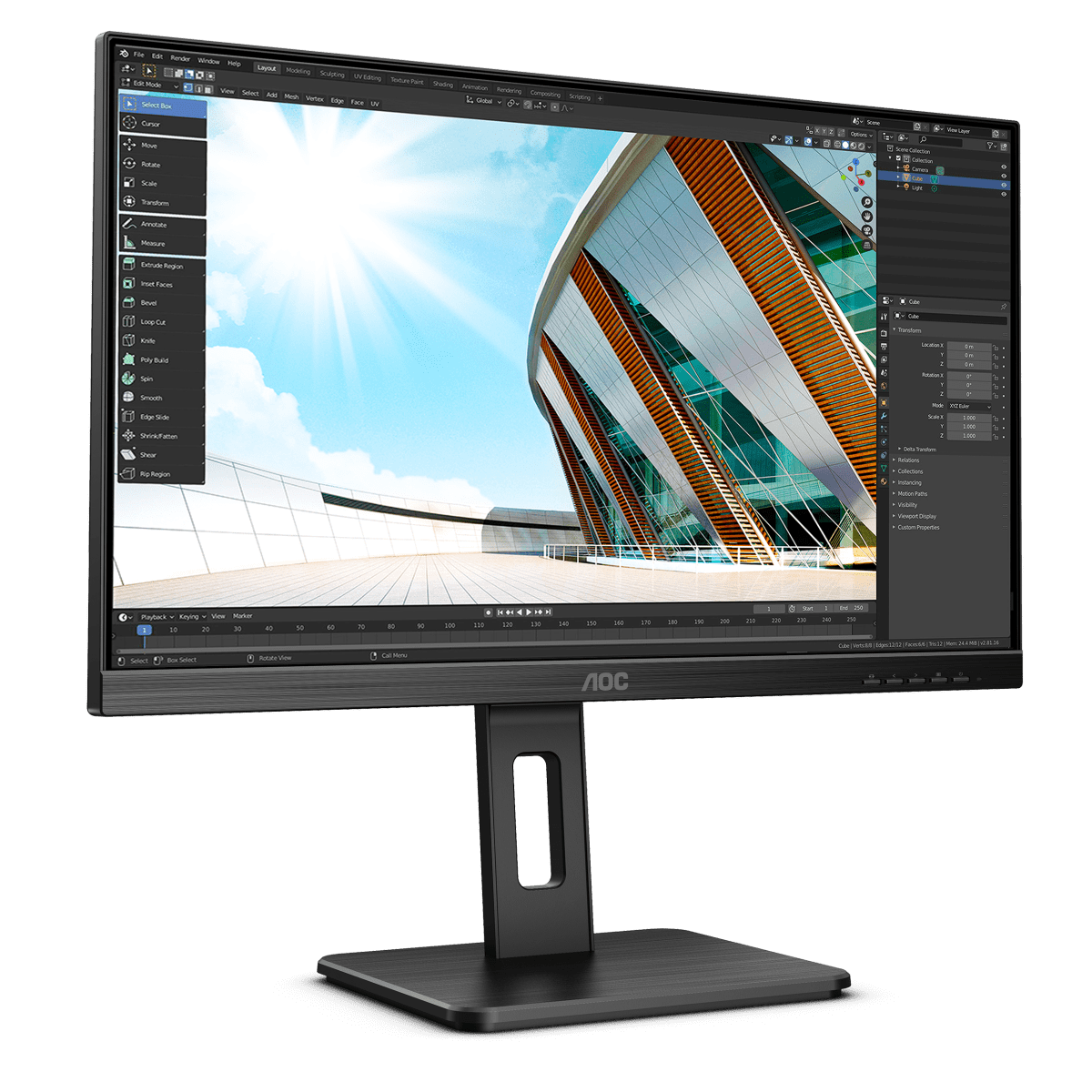 Bild von AOC U27P2CA 27 Zoll - 4K Office Monitor - 69 cm (27