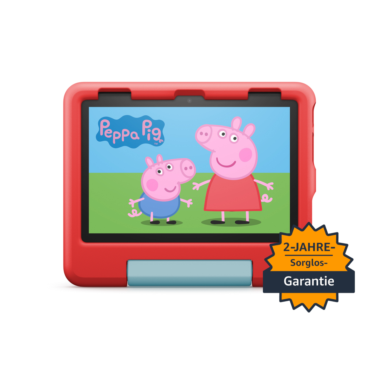 Bild von Amazon Fire HD 8 Kids-Tablet (2022), rot für Kinder von 3 bis 7 Jahre, 2 Jahre Sorglos-Garantie, kindgerechte Hülle, 8-Zoll-HD-Display, 32GB