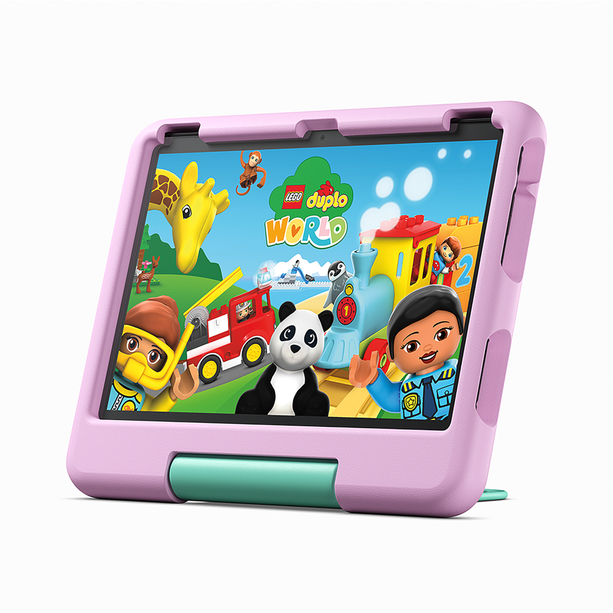 Bild von Das neue Amazon Fire HD 10 Kids-Tablet (2023) rosa für Kinder ab dem Vorschulalter | Mit brillantem 10-Zoll-Display, Kindersicherung und 2 Jahren Sorg