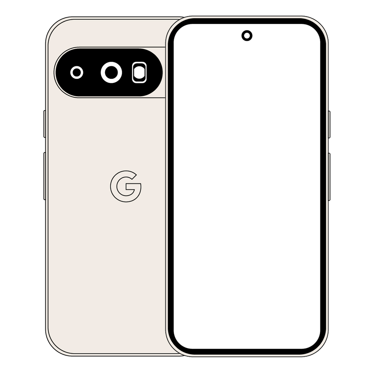 Bild von Google Pixel 10 Pro 256GB Porcelain 16,1cm (6,3") LTPO-OLED Display, Android 16 / Pixel UI, 50MP Triple-Kamera