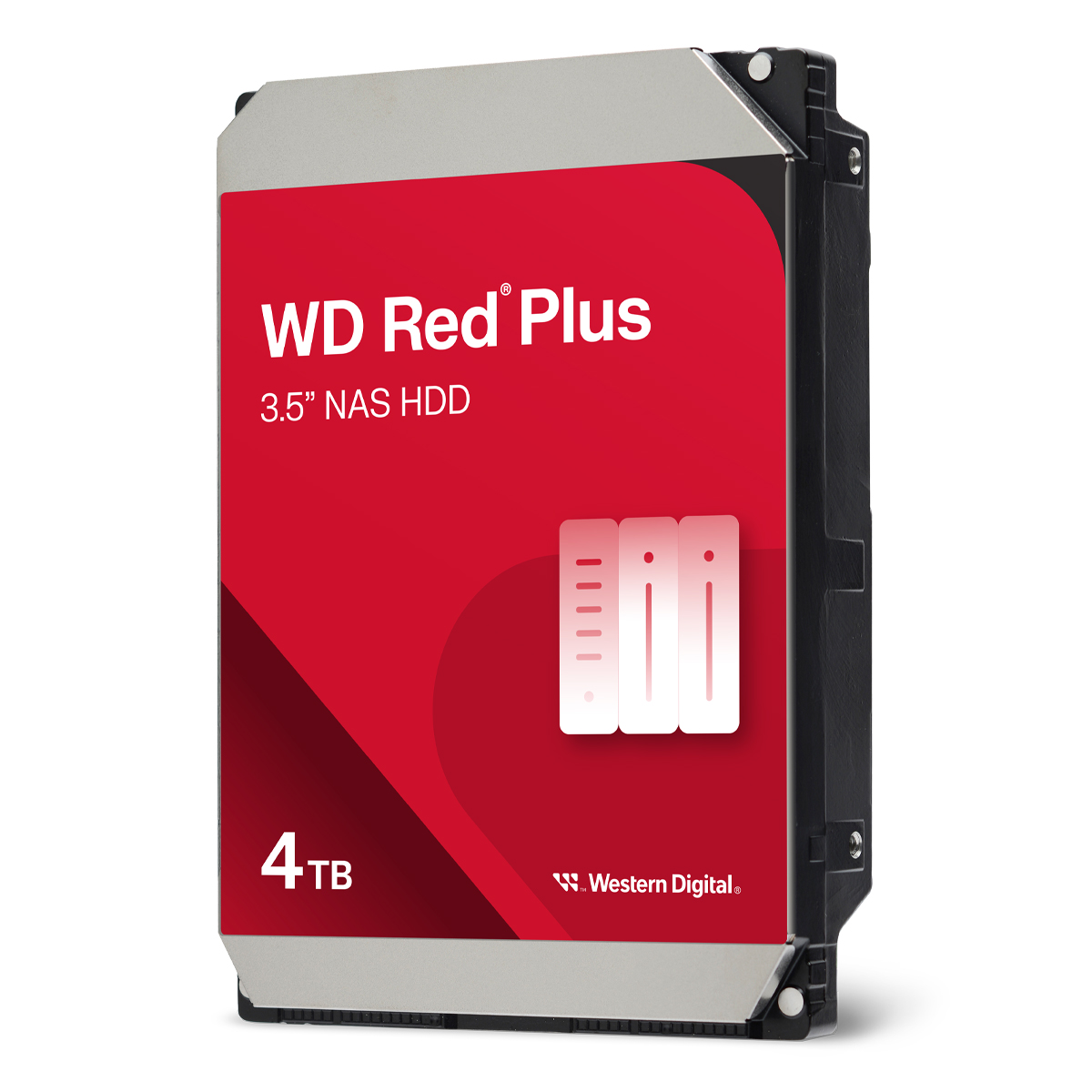 Bild von Western Digital WD Red Plus 4TB 3.5 Zoll SATA B-Ware Interne NAS Festplatte (CMR)