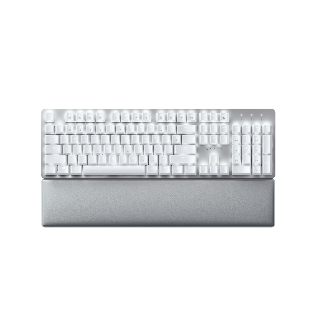 Bild von Razer Pro Type Ultra Tastatur - Kabellose mechanische Tastatur für noch mehr Produktivität, deutsches Layout, silber