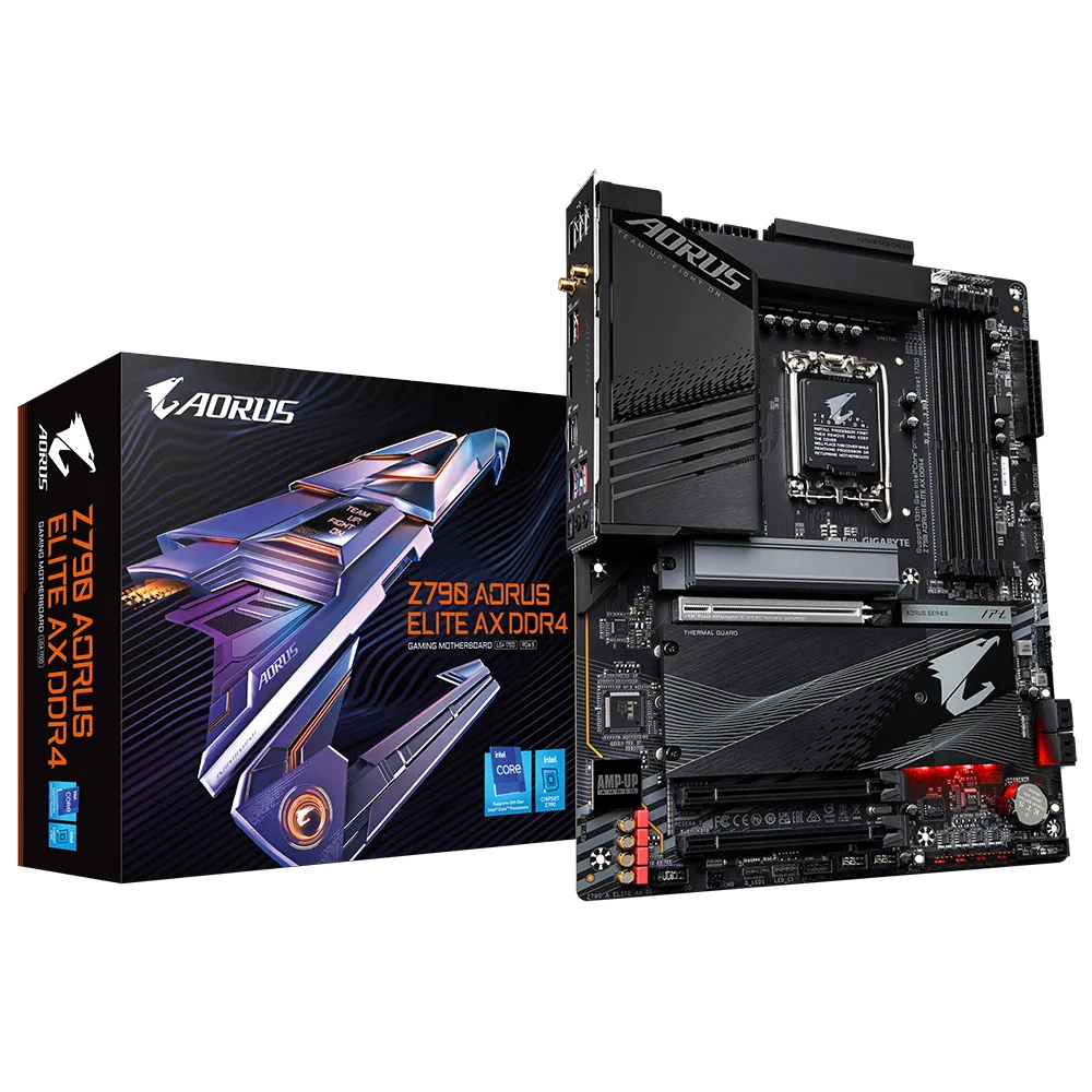 Bild von GigaByte Z790 AORUS ELITE AX Mainboard Sockel LGA 1700