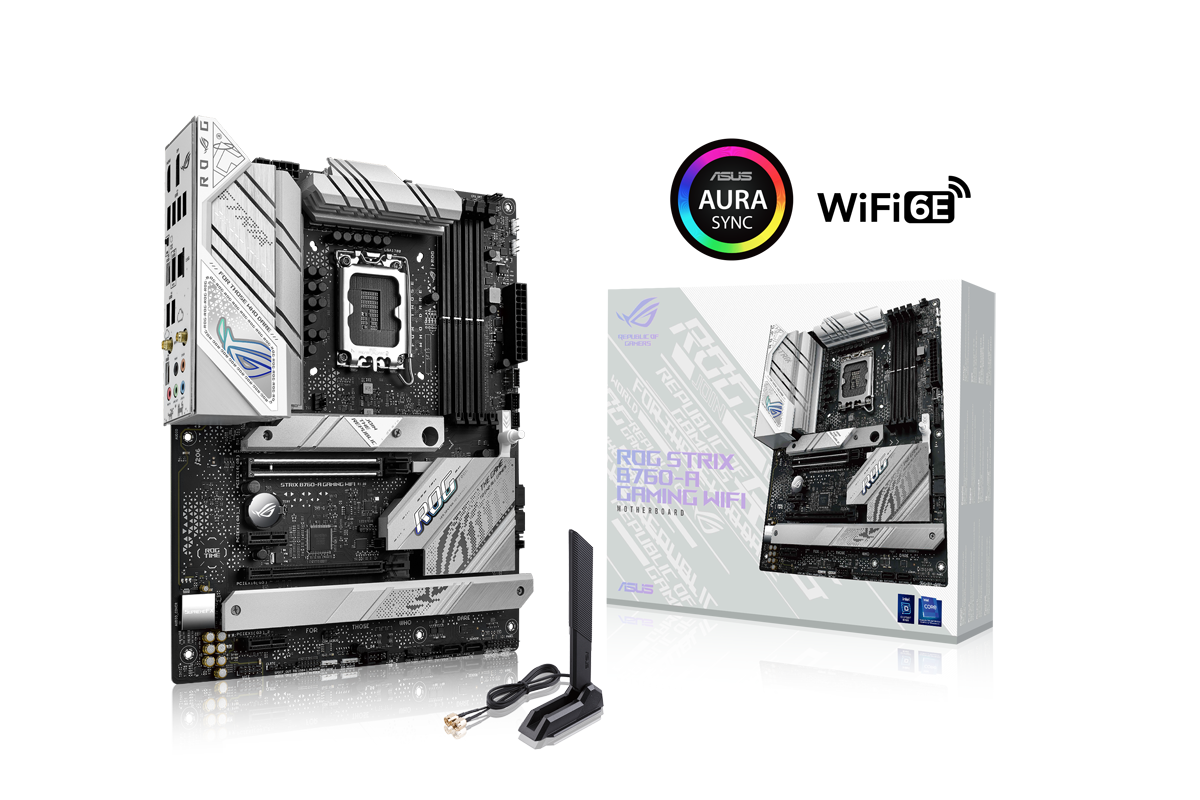 Bild von ASUS ROG STRIX B760-A GAMING WIFI Mainboard Sockel 1700