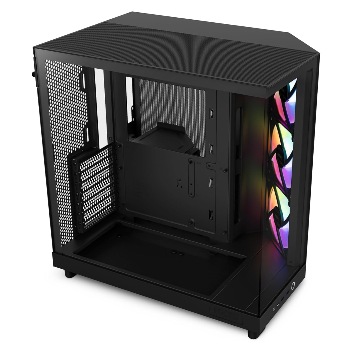 Bild von NZXT H6 FLOW RGB schwarz | PC-Gehäuse