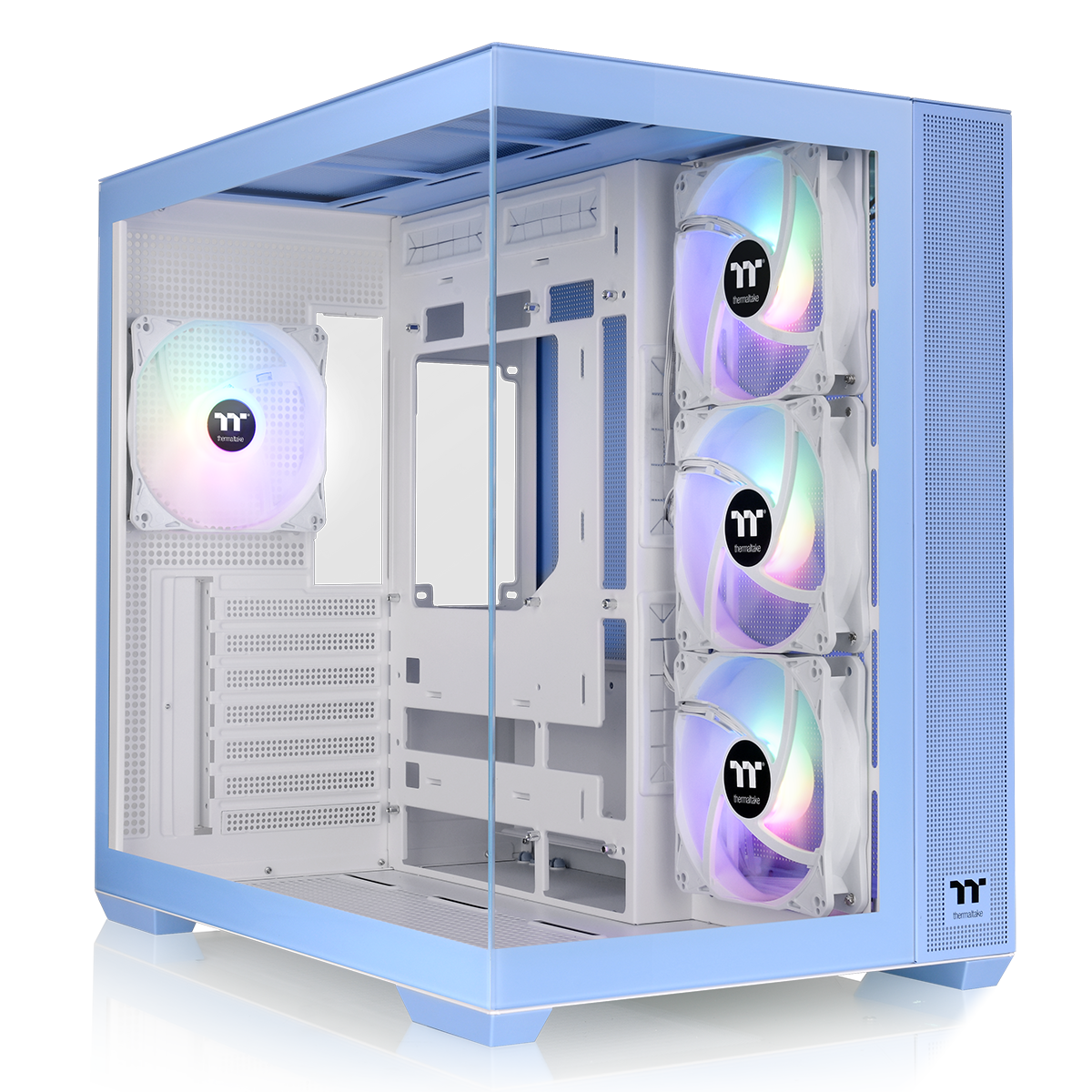 Bild von Thermaltake View 380 TG ARGB Hydrangea Blue | PC-Gehäuse