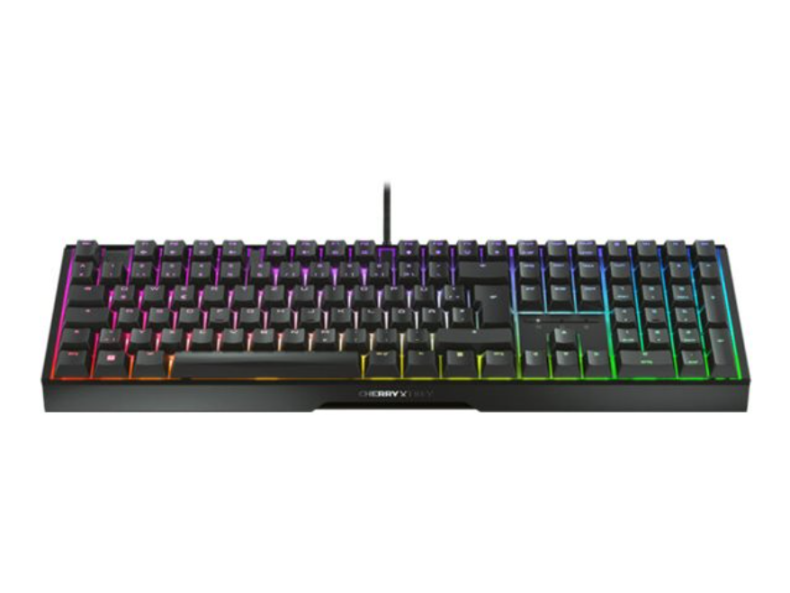 Bild von Cherry Xtrfy MX 3.1 Gaming-Tastatur, USB-Anschluss Cherry MX2A RED-Tastenschalter, DE-Layout, Aluminiumgehäuse