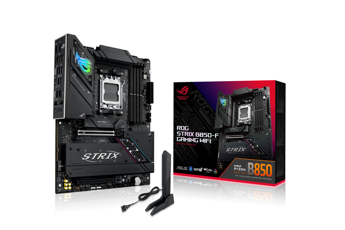 Bild von ASUS ROG STRIX B850-F GAMING WIFI Mainboard Sockel AM5 B-Ware