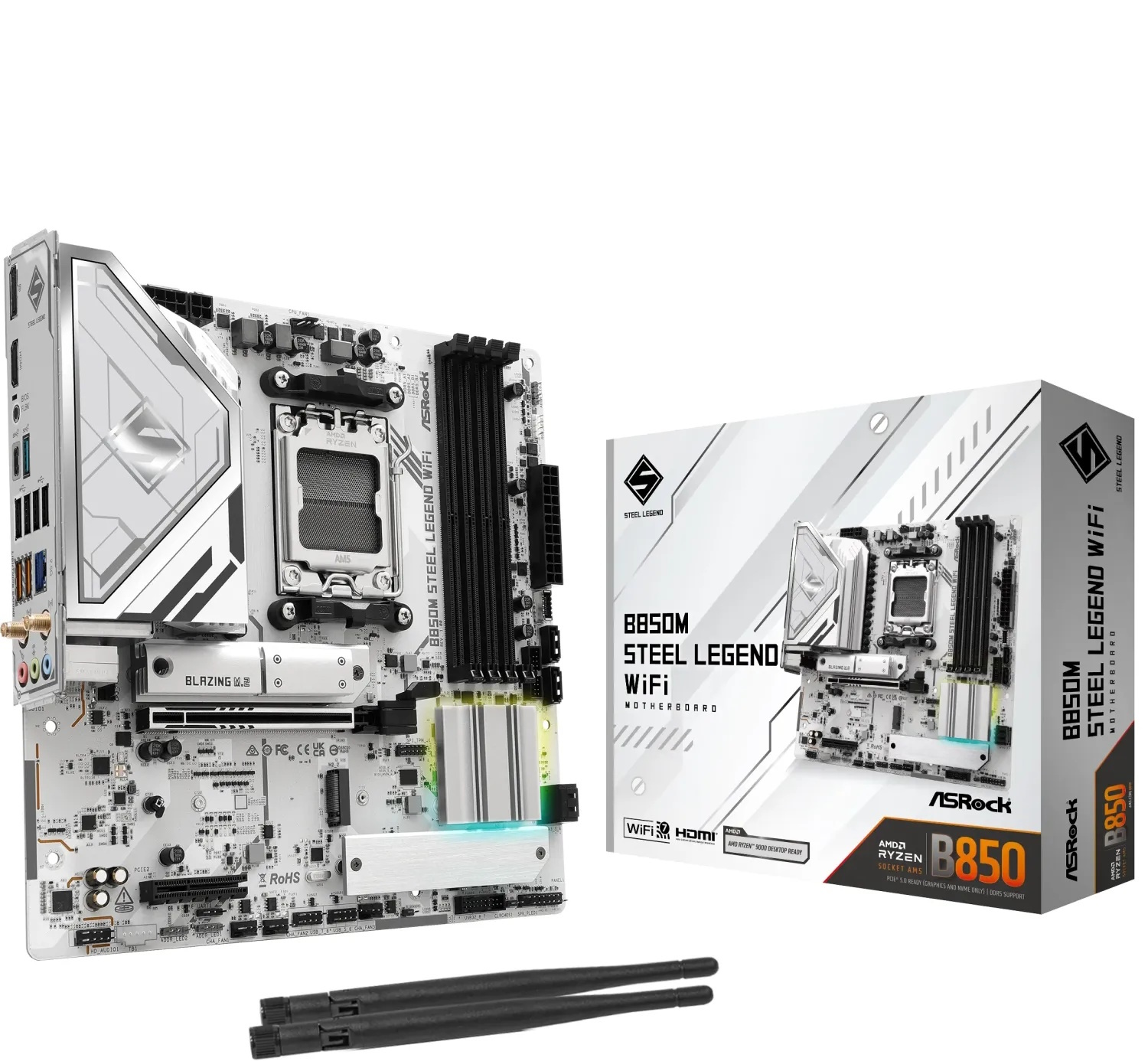 Bild von ASRock B850M Steel Legend WiFi Mainboard