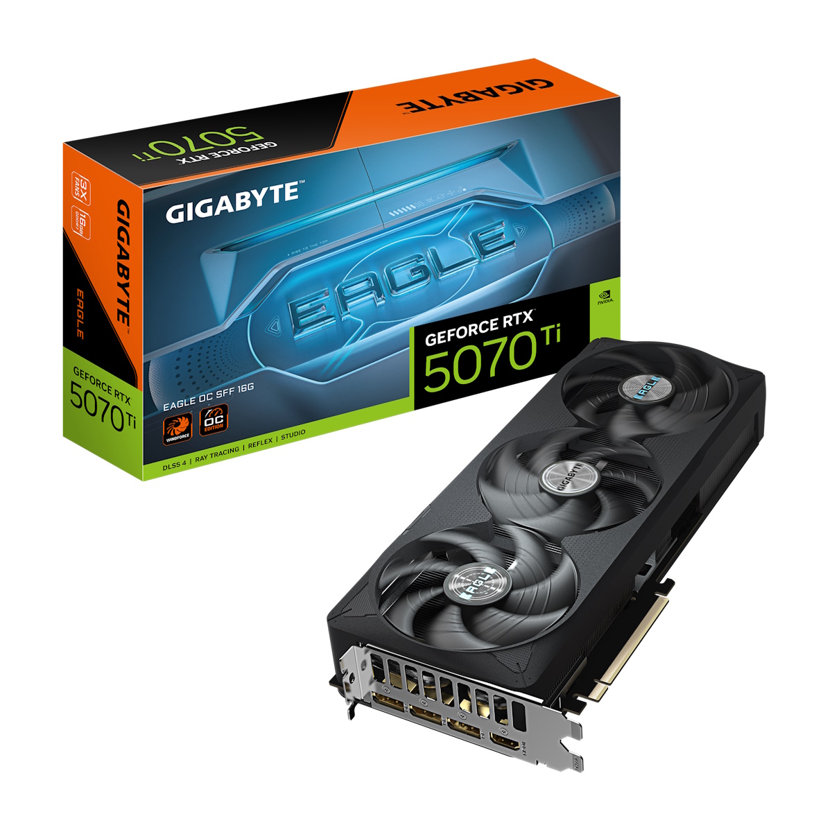 Bild von GIGABYTE GeForce RTX 5070 Ti Eagle OC SFF 16G - 16GB GDDR7, HDMI, 3x DP