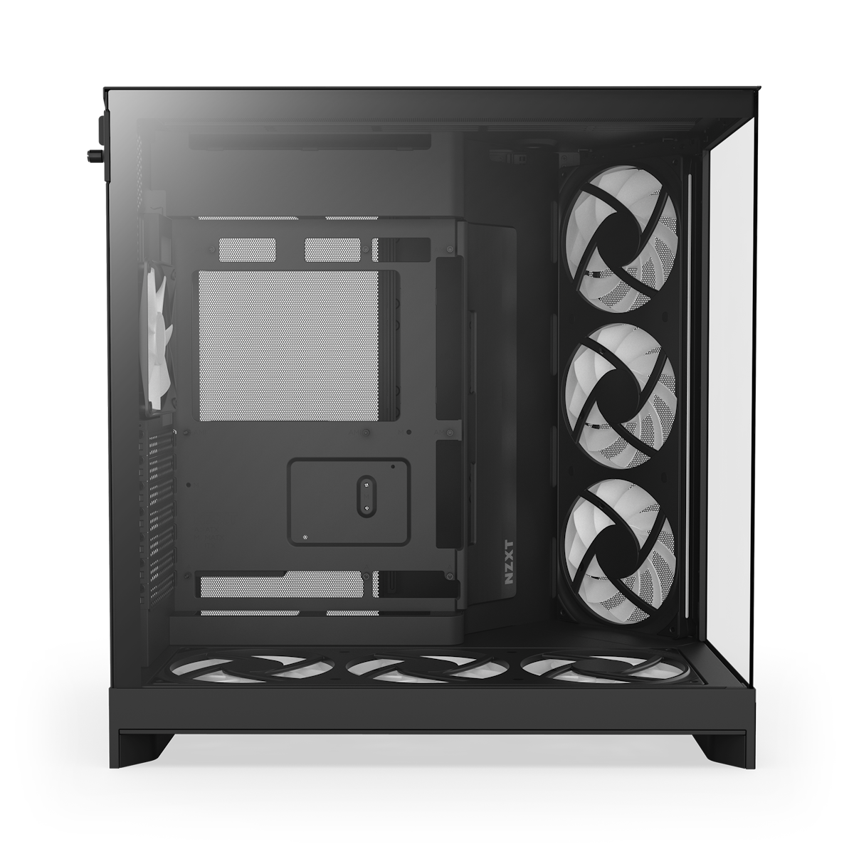 Bild von NZXT H9 FLOW RGB+ (2025) schwarz | PC-Gehäuse