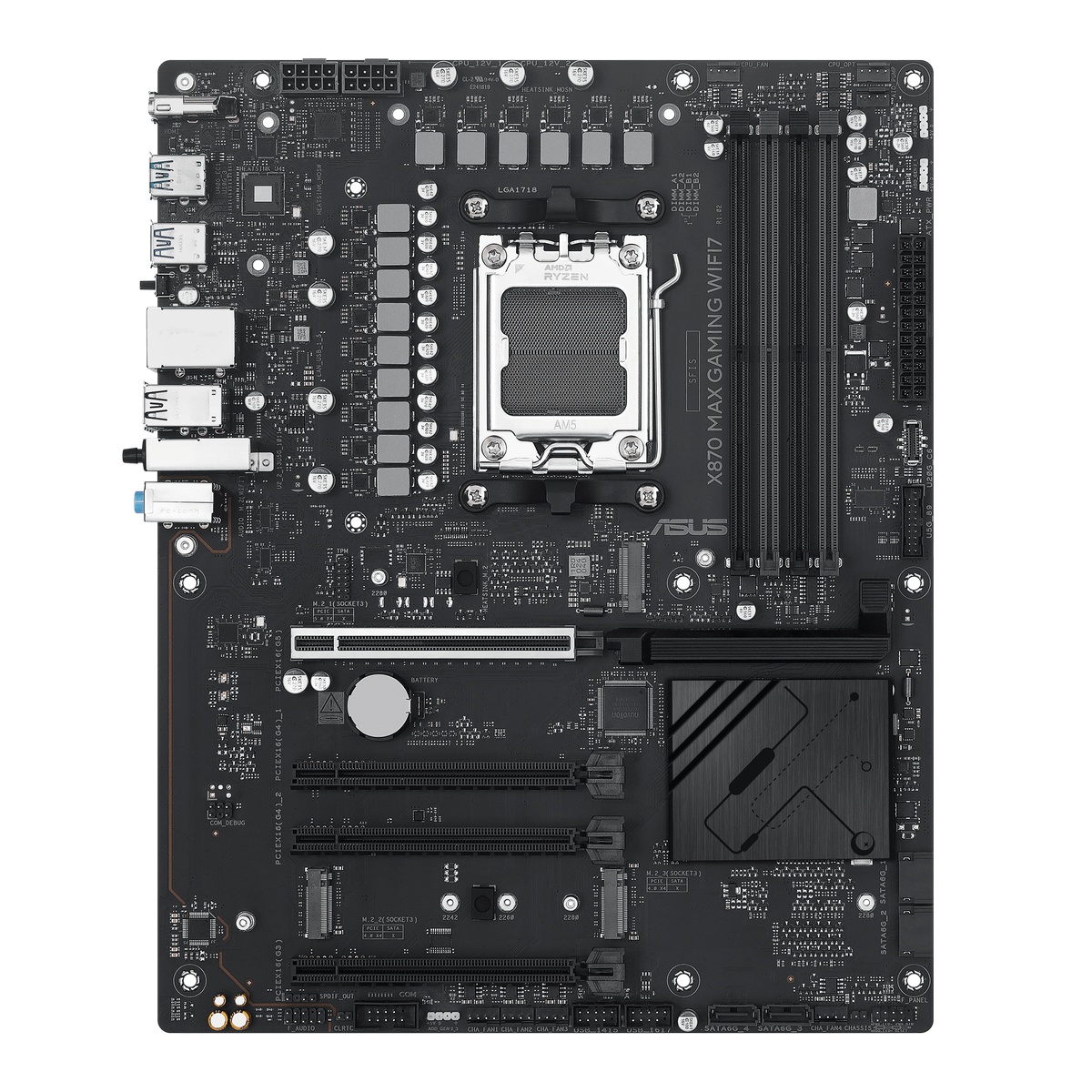 Bild von ASUS X870 Max Gaming WIFI7 Mainboard Sockel AM5