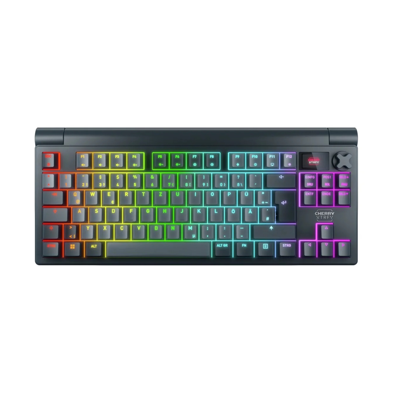 Bild von CHERRY XTRFY MX 8.3 TKL WIRELESS, Gaming Tastatur, DE-Layout Drei Verbindungsmodi: 2,4 GHz Funk, Bluetooth® und kabelgebunden, RGB Beleuchtet ,CHERRY