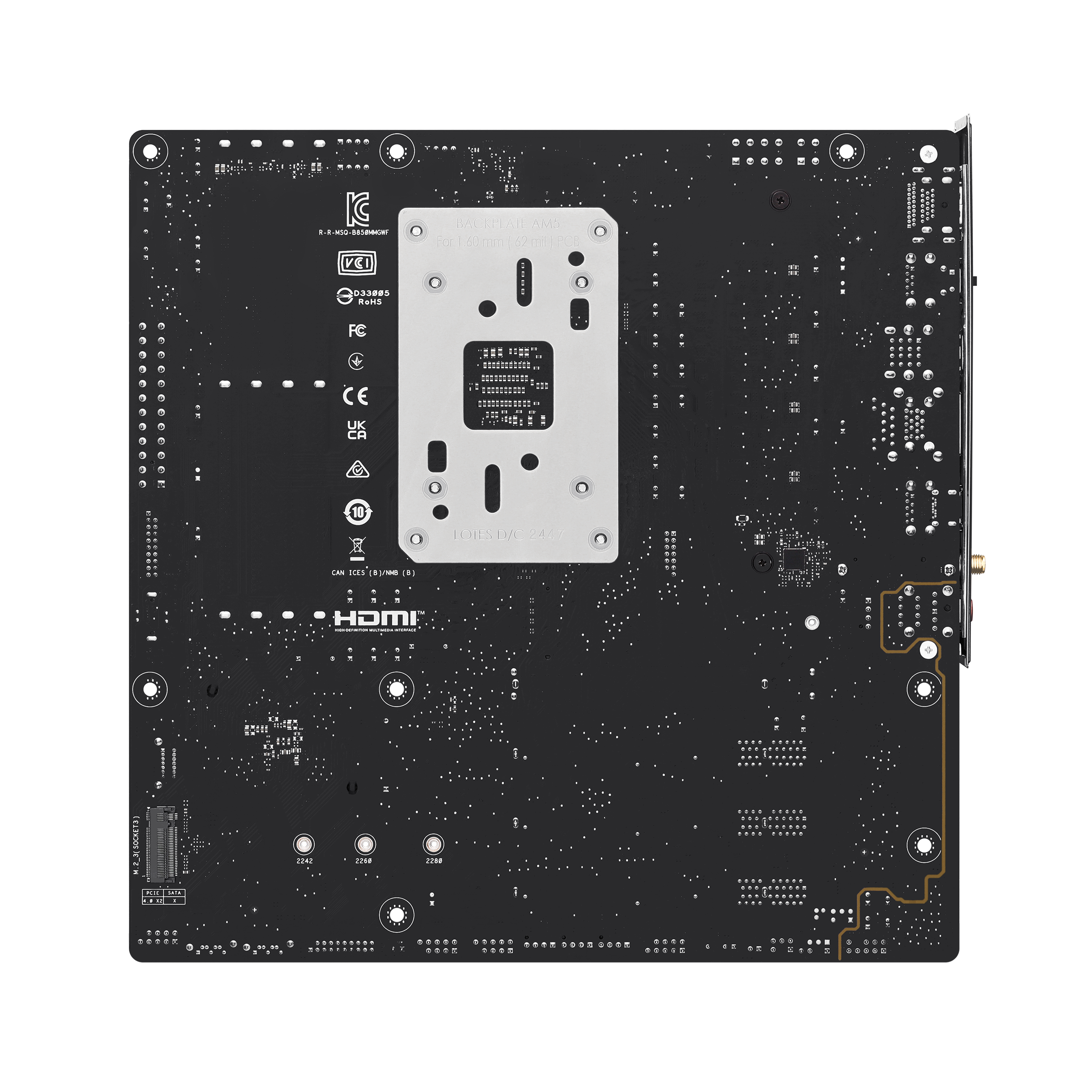 Bild von ASUS B850M MAX GAMING WIFI Mainboard Sockel AM5