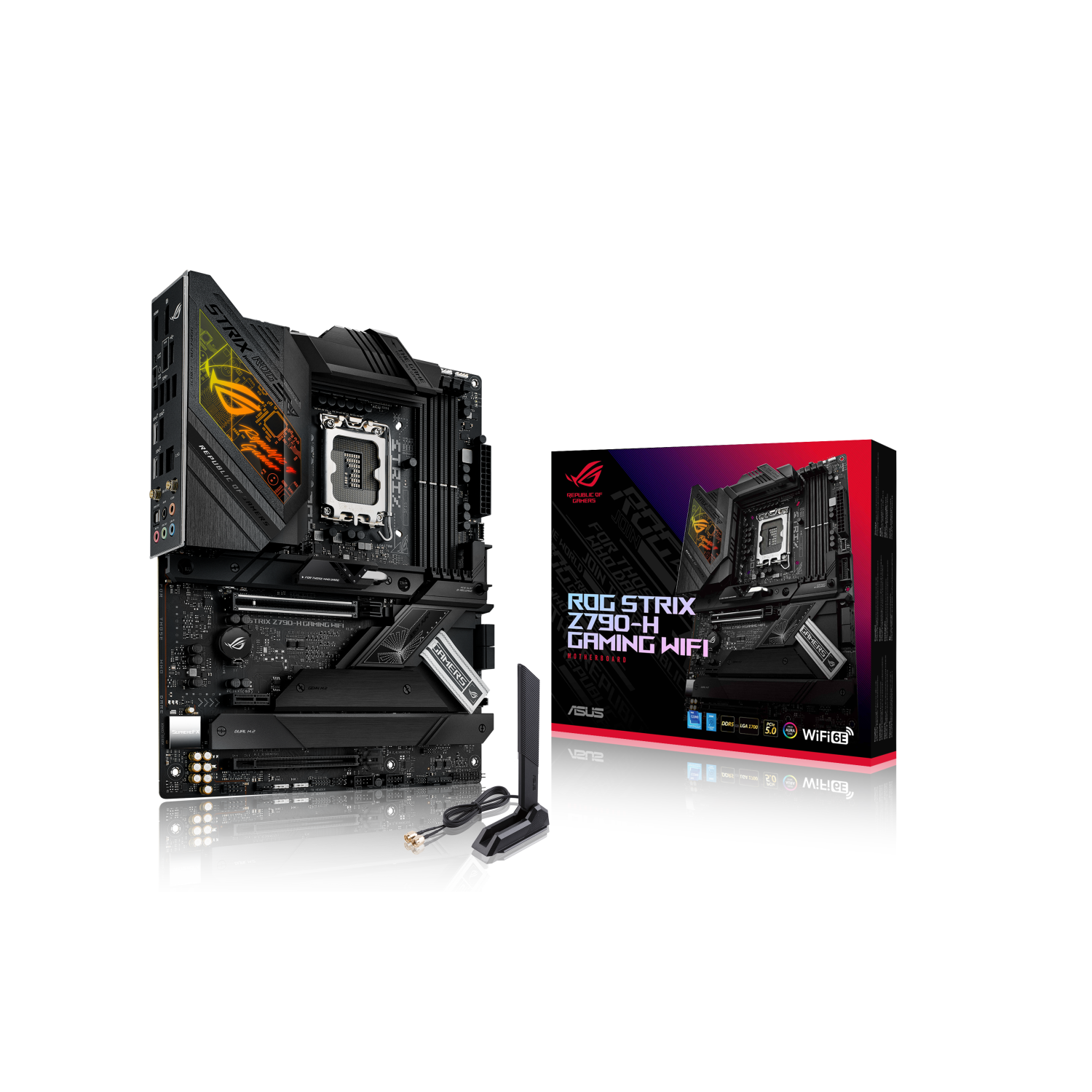 Bild von ASUS ROG STRIX Z790-H GAMING WIFI Mainboard Sockel 1700 B-Ware