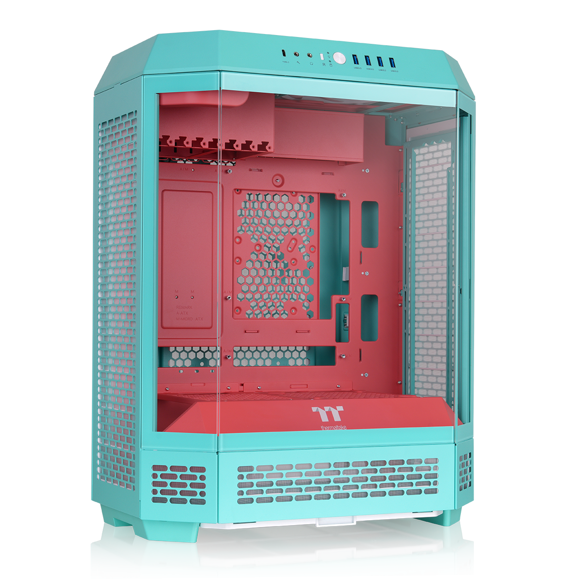Bild von Thermaltake The Tower 600 Mint Strawberry | PC-Gehäuse