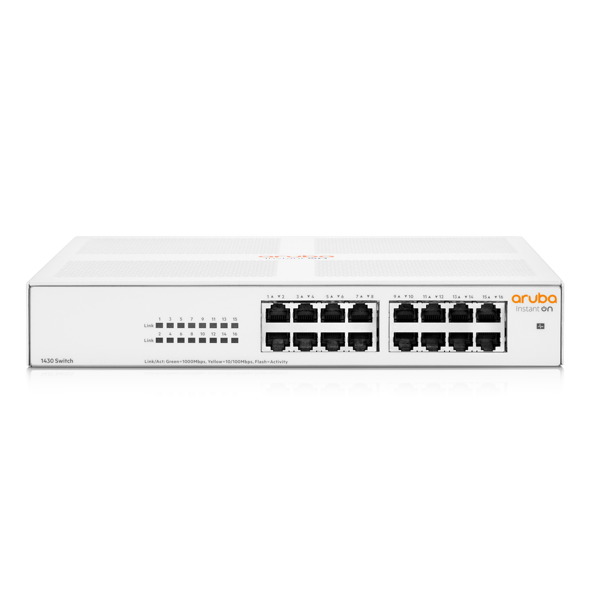 Bild von HPE Networking Instant On 1430 Unmanaged Switch (R8R47A) [16x Gigabit Ethernet]