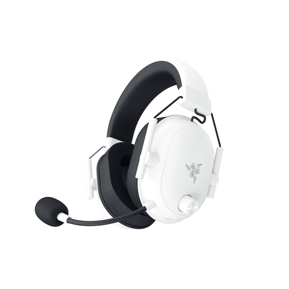 Bild von Razer Blackshark V2 HyperSpeed White Edition - kabelloses Gaming Headset mit 70 Stunden Akku-Laufzeit, USB-C, Ultra leichte 280g