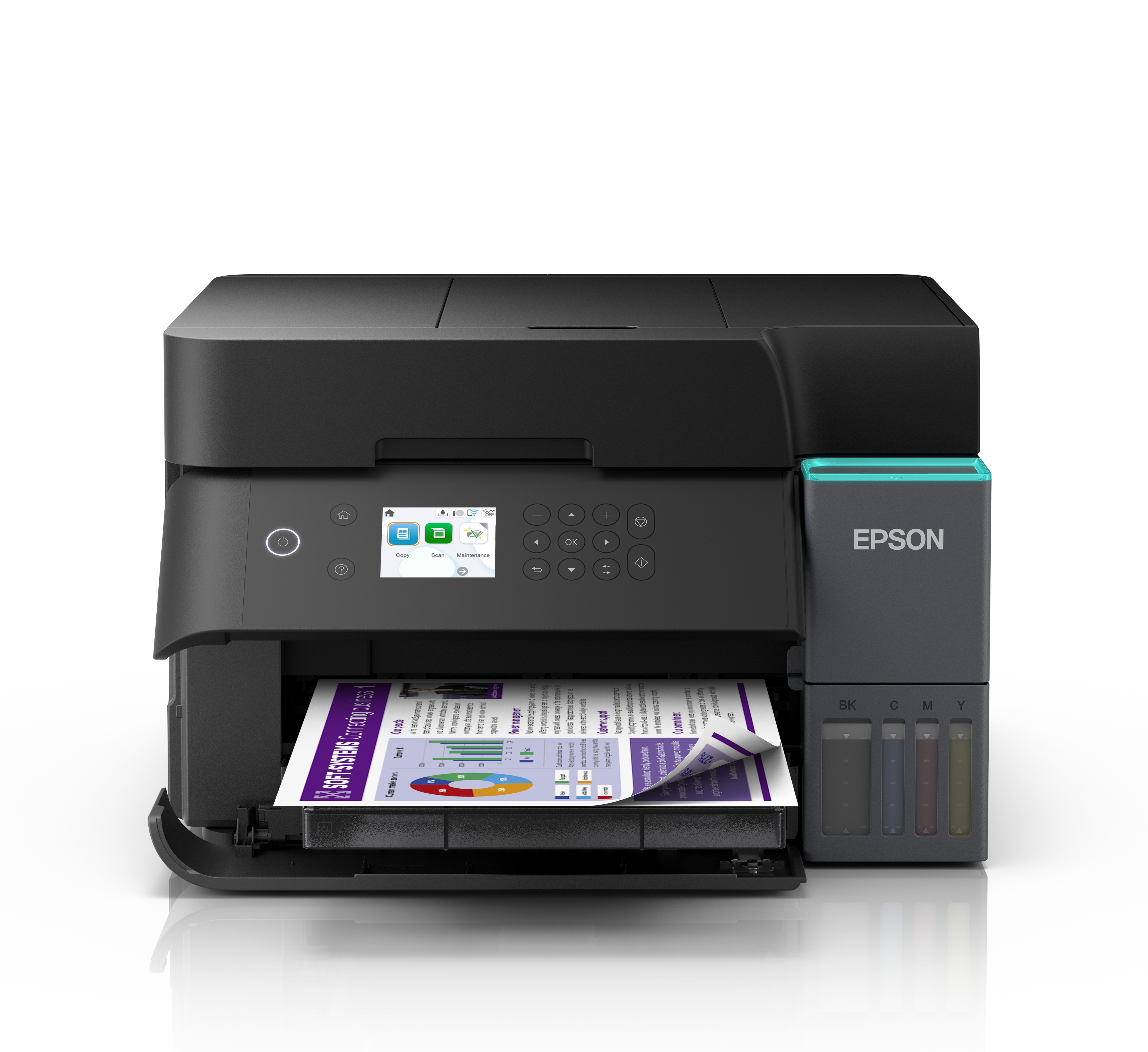 Bild von Epson EcoTank ET-3950 3in1 Multifunktions-Tintentankdrucker 60€ Cashback, A4, Drucker, Scanner, Kopierer