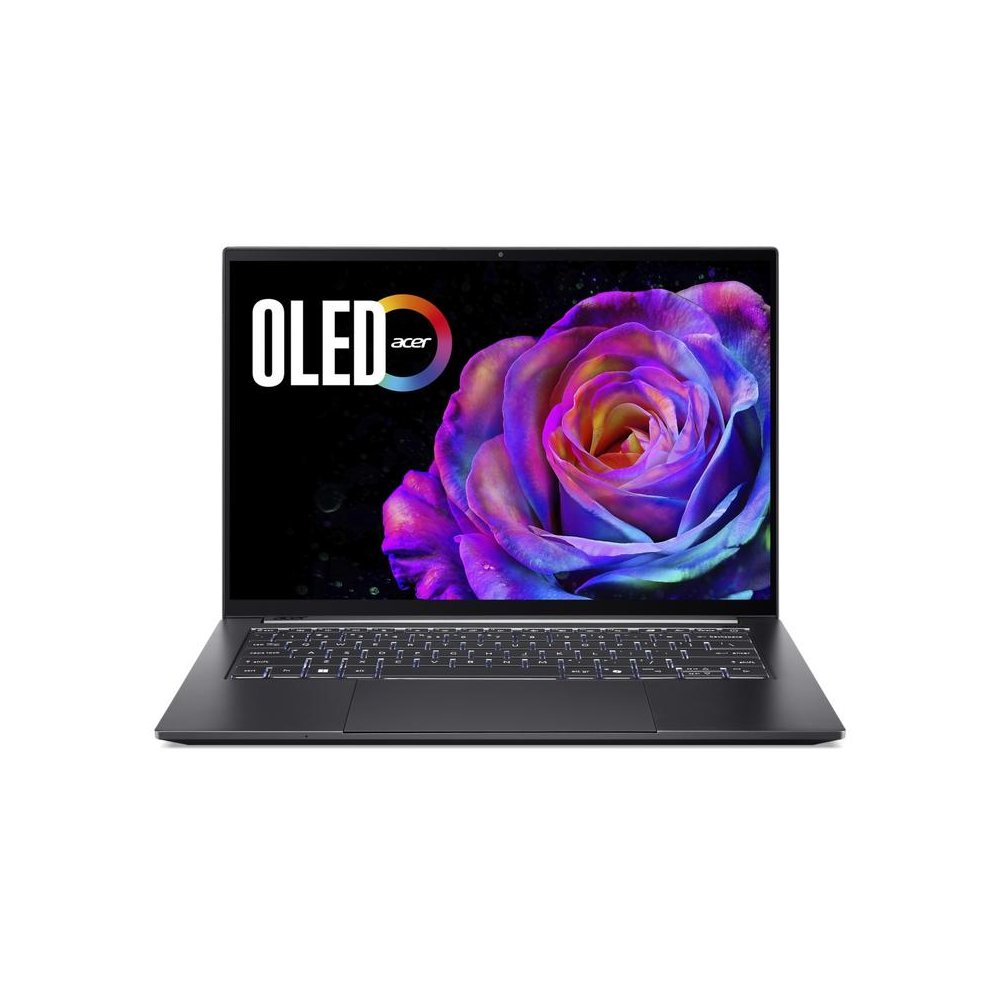 Bild von Acer Swift X 14 OLED (SFX14-73G-975F) 14,5" WQ2.8K touch, OLED, 120Hz, Intel Ultra 9-285H (13 TOPS), 32GB RAM, 1+1TB SSD, GeForce RTX5070, Windows 11