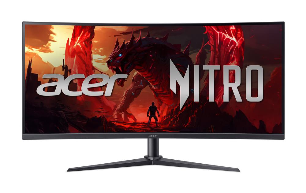Bild von Acer Nitro XZ0 (XZ340CURW0bmiiphx) 34,0" UWQHD Curved Monitor 86,4 cm (34"), VA, 1500R Curved, 240Hz, 99% sRGB, 2x HDMI, 1x DP, Audio Out