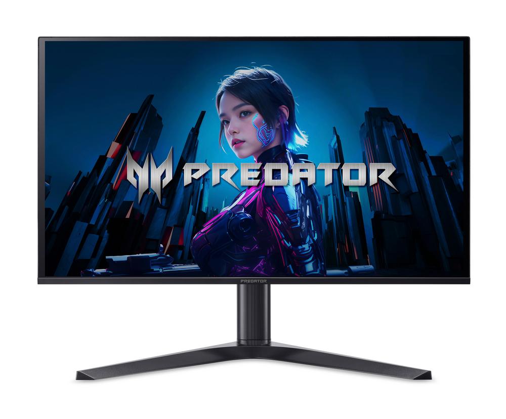 Bild von Acer Predator X (X27UF5bmiippruzx) 26,5" QHD Gaming Monitor 67,3 cm (26,5 Zoll), OLED, 500Hz, HDR1000, 2xHDMI(2.1) + 2xDP(1.4), Lautsprecher, Höhenver