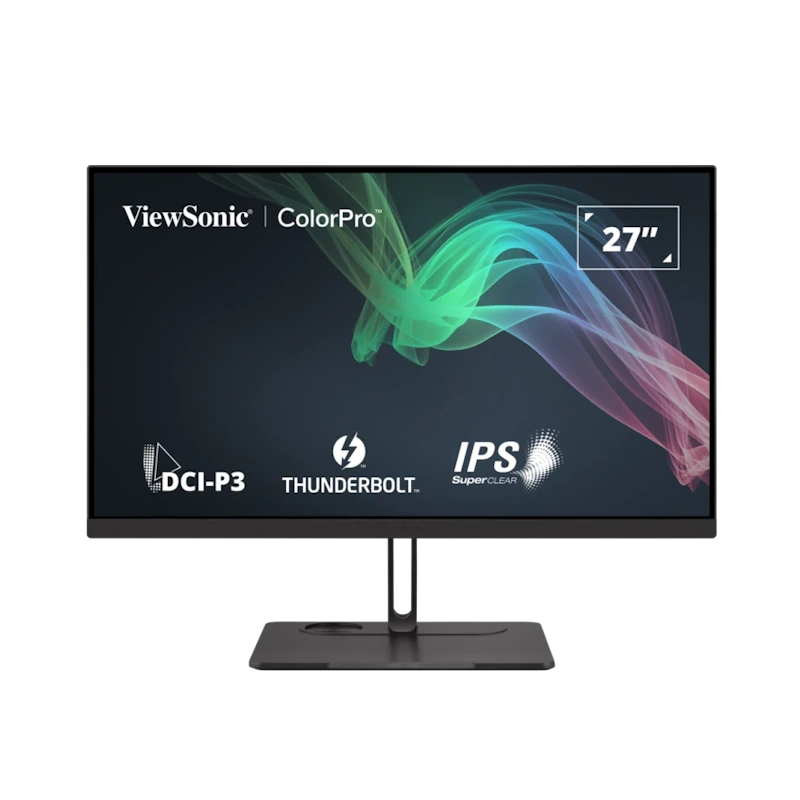 Bild von ViewSonic VP2776T-4K LED Fotografie Monitor 68,47 cm (27 Zoll) 98% DCI-P3, 100% sRGB, Pantone, USB-C Docking, 4K UHD, 16:9, 5ms, IPS, 400cd/m², 60Hz,