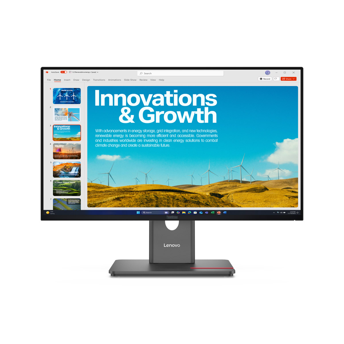 Bild von Lenovo ThinkVision P24QD-40