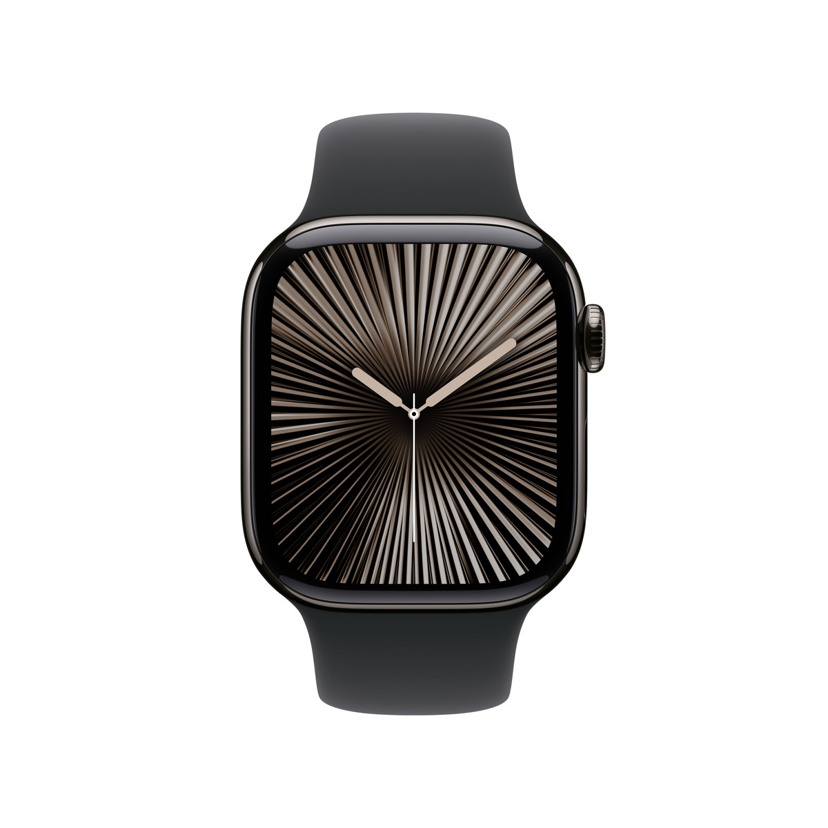 Bild von Apple Watch S10 Schiefer Titanium Sport Band Schwarz- S/M GPS + Cellular 42mm MWXG3QF/A 2024
